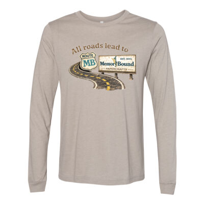 Unisex All Roads Lead to MB Long-Sleeve Tee Thumbnail